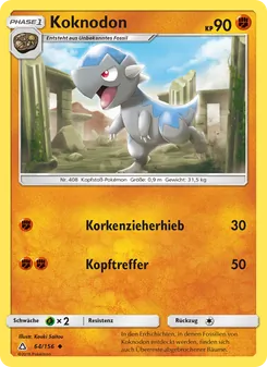 Karte Koknodon aus Ultra-Prisma, Nummer 64/156