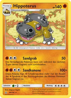 Karte Hippoterus aus Ultra-Prisma, Nummer 69/156