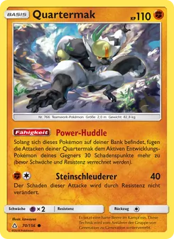 Karte Quartermak aus Ultra-Prisma, Nummer 70/156