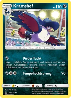 Karte Kramshef aus Ultra-Prisma, Nummer 72/156