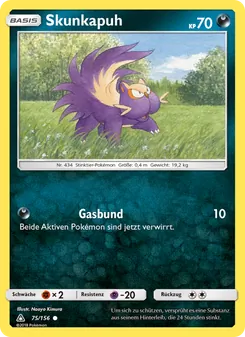 Karte Skunkapuh aus Ultra-Prisma, Nummer 75/156
