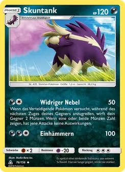 Karte Skuntank aus Ultra-Prisma, Nummer 76/156