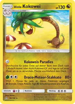 Karte Alola-Kokowei aus Ultra-Prisma, Nummer 95/156