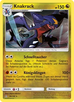 Karte Knakrack aus Ultra-Prisma, Nummer 99/156