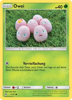 Karte Owei aus Grauen Der Lichtfinsternis, Nummer 1/131