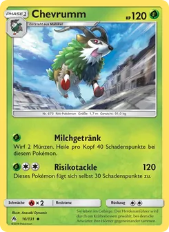 Karte Chevrumm aus Grauen Der Lichtfinsternis, Nummer 10/131