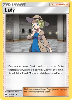 Karte Lady aus Grauen Der Lichtfinsternis, Nummer 109/131