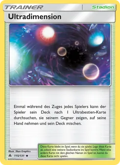 Karte Ultradimension aus Grauen Der Lichtfinsternis, Nummer 115/131