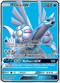 Karte Palkia GX aus Grauen Der Lichtfinsternis, Nummer 119/131
