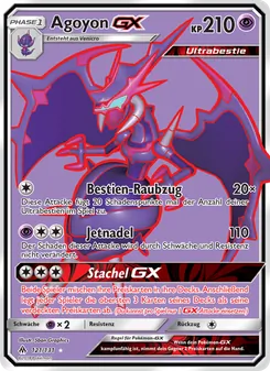 Karte Agoyon GX aus Grauen Der Lichtfinsternis, Nummer 121/131