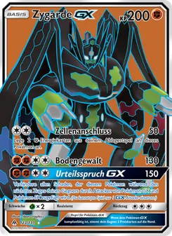 Karte Zygarde GX aus Grauen Der Lichtfinsternis, Nummer 123/131