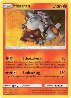 Karte Heatran aus Grauen Der Lichtfinsternis, Nummer 13/131