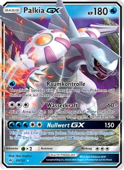 Karte Palkia GX aus Grauen Der Lichtfinsternis, Nummer 20/131