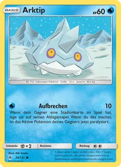 Karte Arktip aus Grauen Der Lichtfinsternis, Nummer 29/131