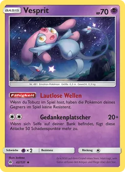 Karte Vesprit aus Grauen Der Lichtfinsternis, Nummer 42/131
