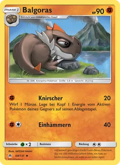 Karte Balgoras aus Grauen Der Lichtfinsternis, Nummer 68/131