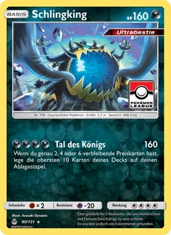Karte Schlingking aus Grauen Der Lichtfinsternis, Nummer 80/131