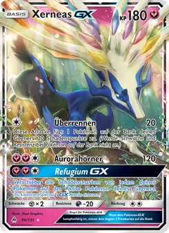 Karte Xerneas GX aus Grauen Der Lichtfinsternis, Nummer 90/131