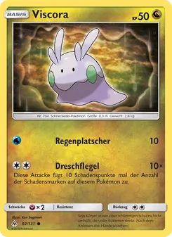 Karte Viscora aus Grauen Der Lichtfinsternis, Nummer 92/131