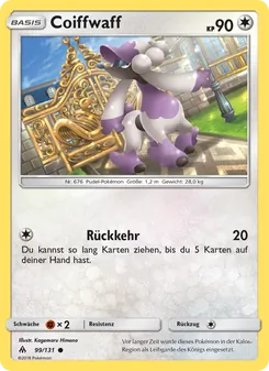 Karte Coiffwaff aus Grauen Der Lichtfinsternis, Nummer 99/131