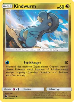 Karte Kindwurm aus Sturm Am Firmament, Nummer 103/168