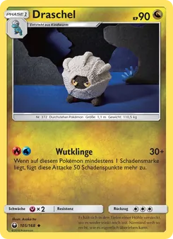 Karte Draschel aus Sturm Am Firmament, Nummer 105/168