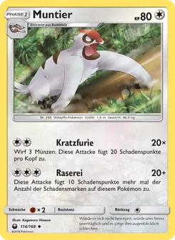 Karte Muntier aus Sturm Am Firmament, Nummer 114/168