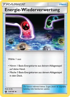 Karte Energie-Wiederverwertung aus Sturm Am Firmament, Nummer 128/168