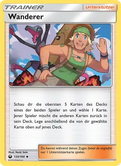 Karte Wanderer aus Sturm Am Firmament, Nummer 133/168