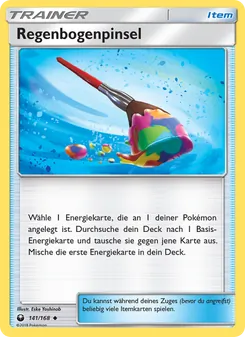 Karte Regenbogenpinsel aus Sturm Am Firmament, Nummer 141/168