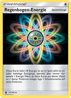 Karte Regenbogen-Energie aus Sturm Am Firmament, Nummer 151/168