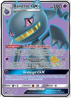 Karte Banette GX aus Sturm Am Firmament, Nummer 157/168