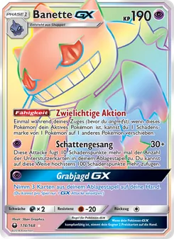 Karte Banette GX aus Sturm Am Firmament, Nummer 174/168
