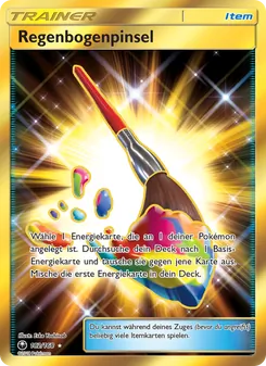 Karte Regenbogenpinsel aus Sturm Am Firmament, Nummer 182/168