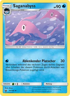 Karte Saganabyss aus Sturm Am Firmament, Nummer 43/168