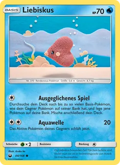 Karte Liebiskus aus Sturm Am Firmament, Nummer 44/168