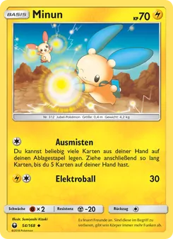 Karte Minun aus Sturm Am Firmament, Nummer 54/168