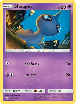 Karte Shuppet aus Sturm Am Firmament, Nummer 63/168