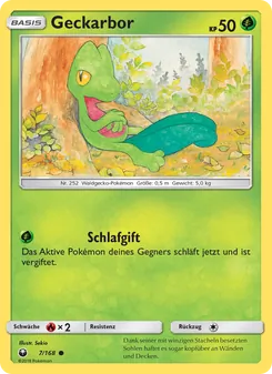 Karte Geckarbor aus Sturm Am Firmament, Nummer 7/168