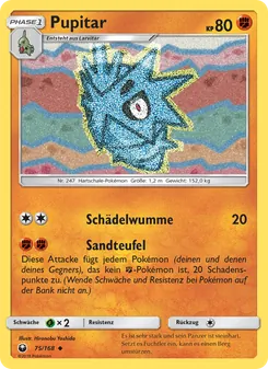 Karte Pupitar aus Sturm Am Firmament, Nummer 75/168