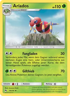 Karte Ariados aus Echo des Donners, Nummer 10/214