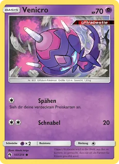 Karte Venicro aus Echo des Donners, Nummer 107/214