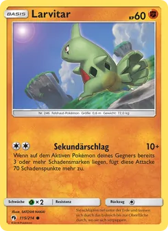 Karte Larvitar aus Echo des Donners, Nummer 115/214