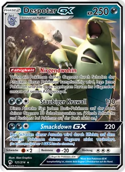 Karte Despotar GX aus Echo des Donners, Nummer 121/214