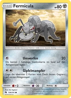 Karte Fermicula aus Echo des Donners, Nummer 128/214