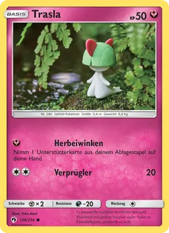 Karte Trasla aus Echo des Donners, Nummer 139/214