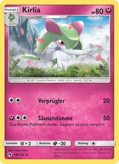 Karte Kirlia aus Echo des Donners, Nummer 140/214