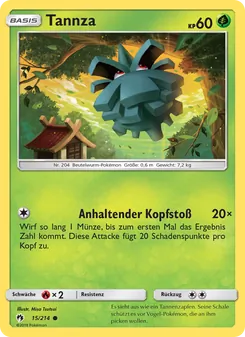 Karte Tannza aus Echo des Donners, Nummer 15/214