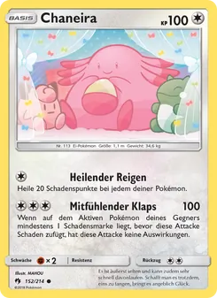 Karte Chaneira aus Echo des Donners, Nummer 152/214