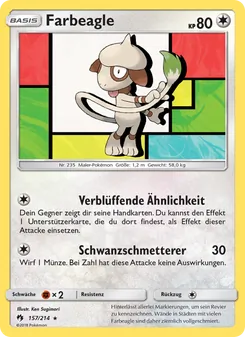 Karte Farbeagle aus Echo des Donners, Nummer 157/214